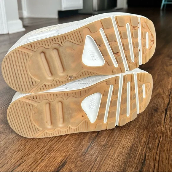 Nike White Air Max 90 LV8 Platform Size 7 - Picture 7 of 8